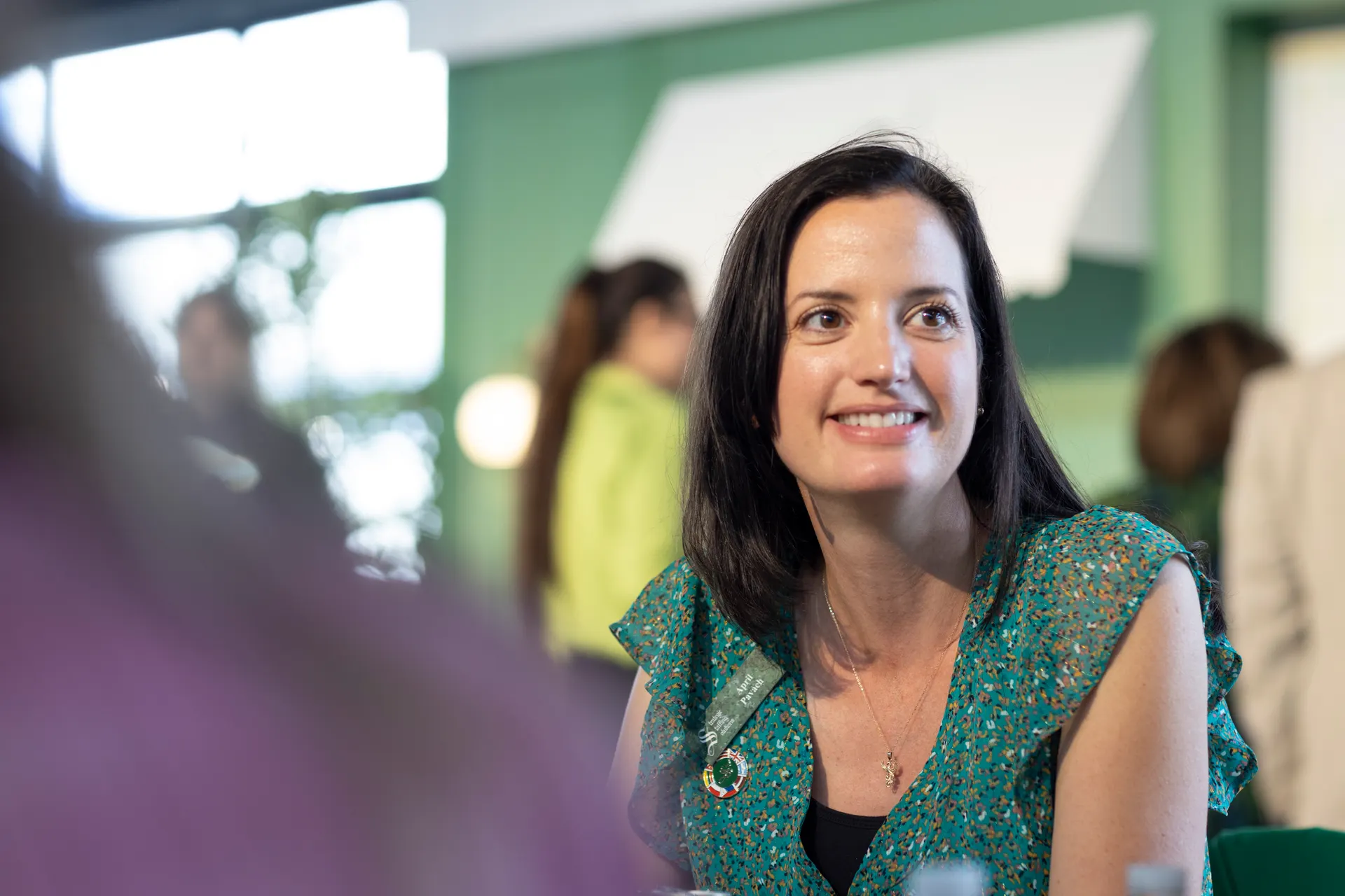 An S³ colleague listening during a team discussion